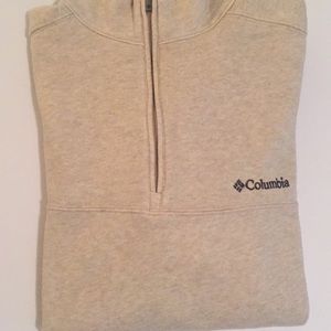 Columbia pullover EUC great neutral oatmeal color